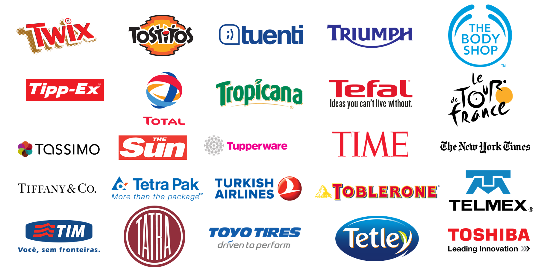 Famous brand logos letter t 