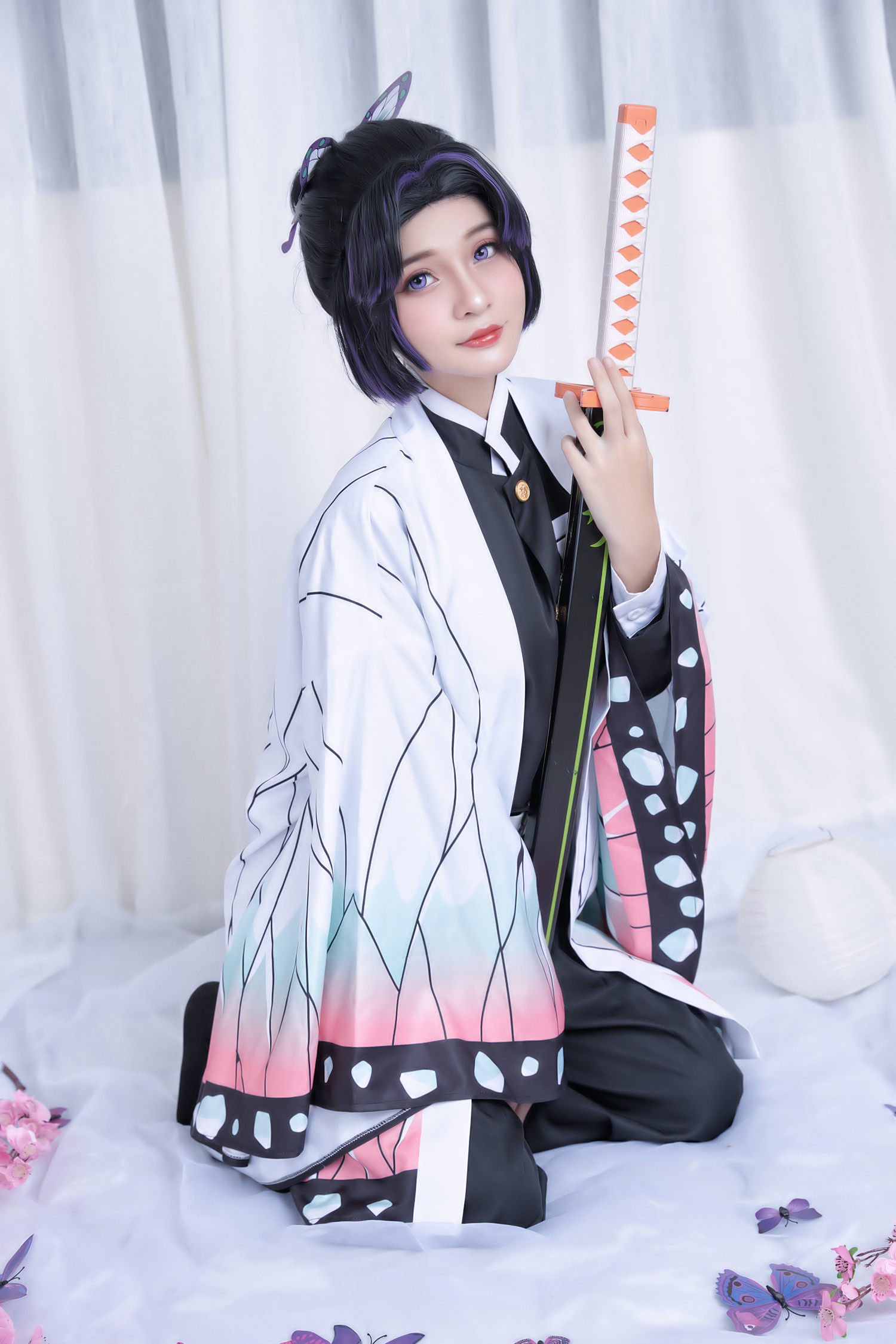 Azami Shinobu Kocho蝴蝶忍cosplay1