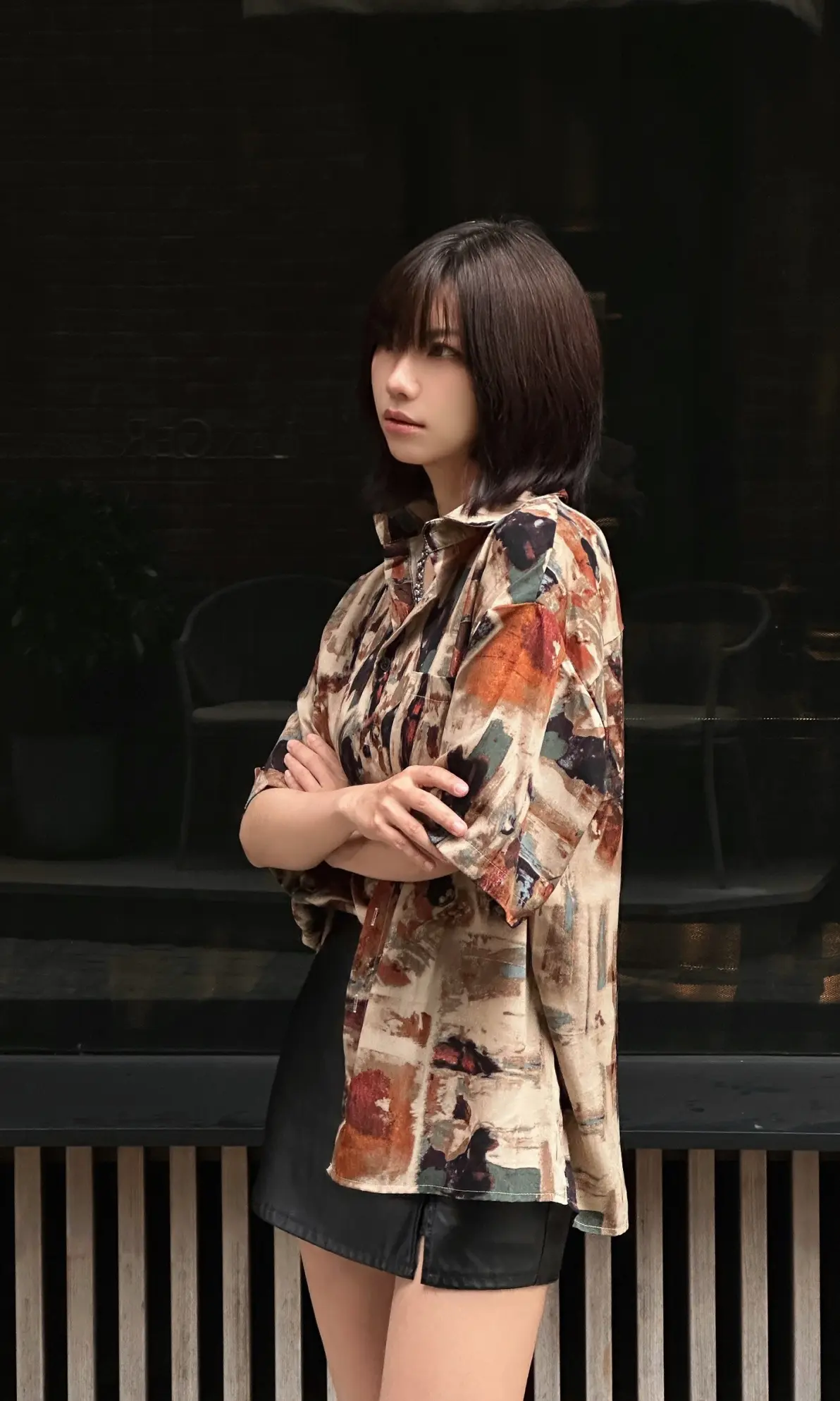 来看看小姐姐的黑色长筒靴穿搭