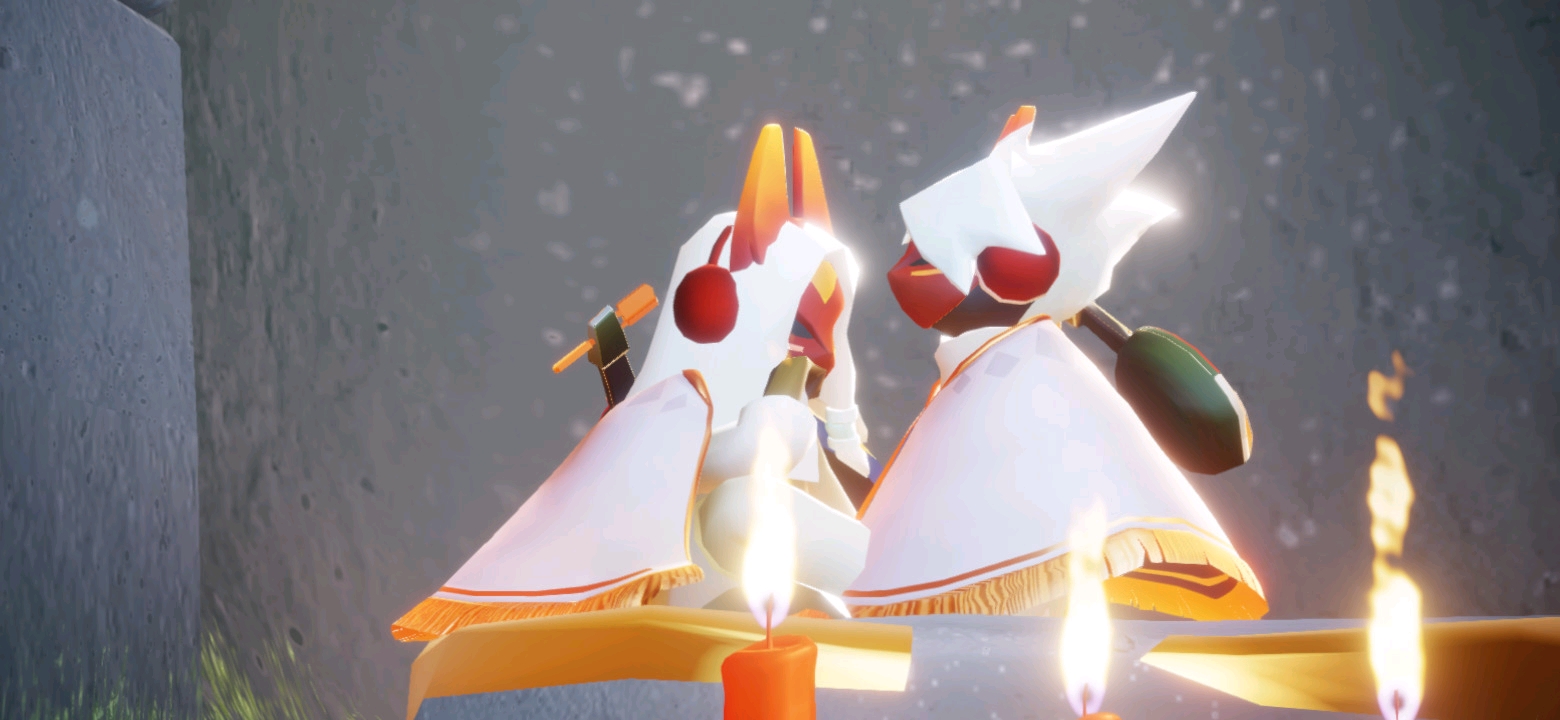 游戏 手机游戏 光遇萌新前几天捡了个萌新,带他