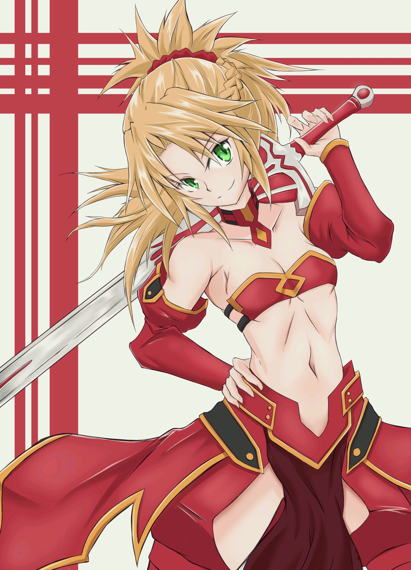 fgo动漫美图莫德雷德美图三破篇