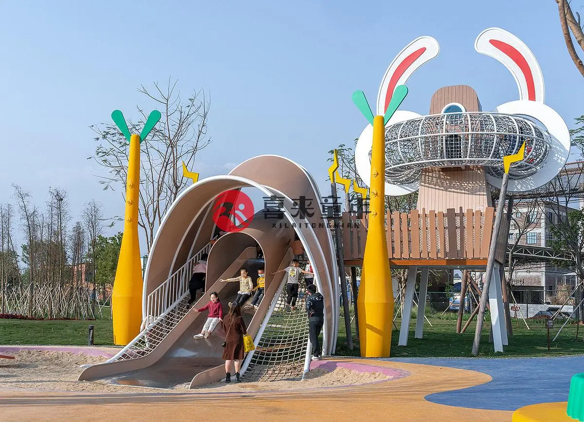 宝鸡户外儿童游乐设施可以用在哪些地方? - 哔哩哔哩
