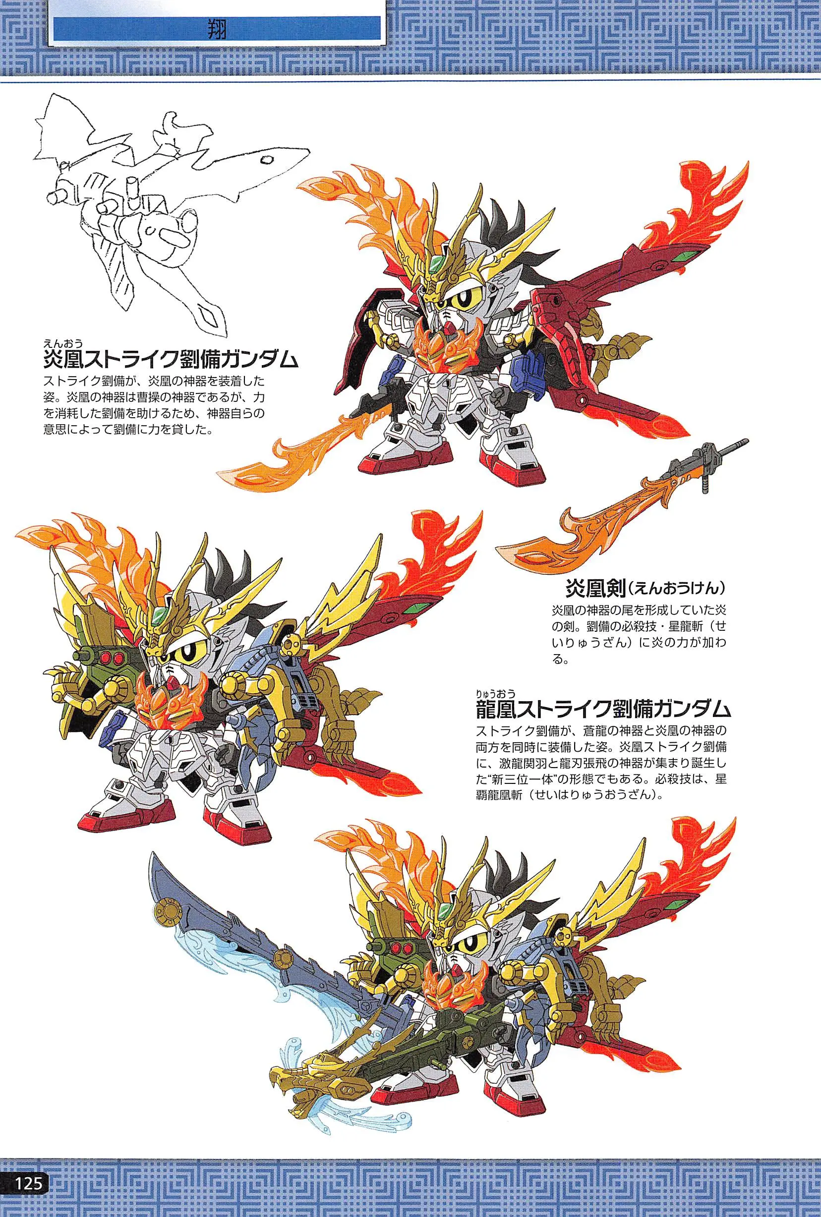 sd高达bb战士三国传 设定集 中