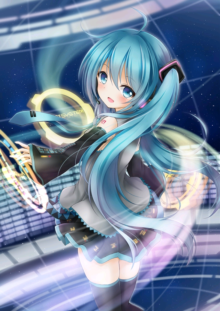 pixiv〕初音未来 39感谢有你日语"3(さん)"与"9(きゅう)"分别发音