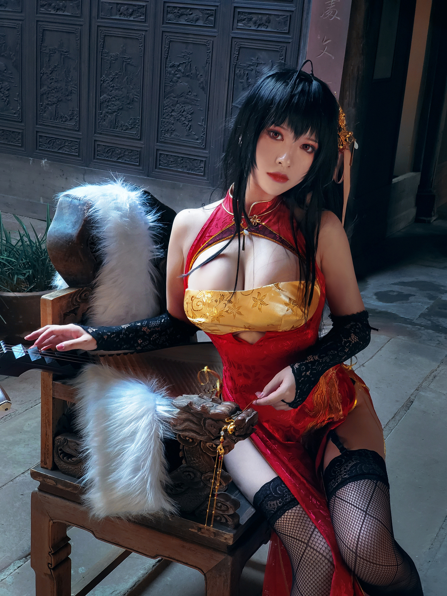 半半子大凤旗袍cosplay7