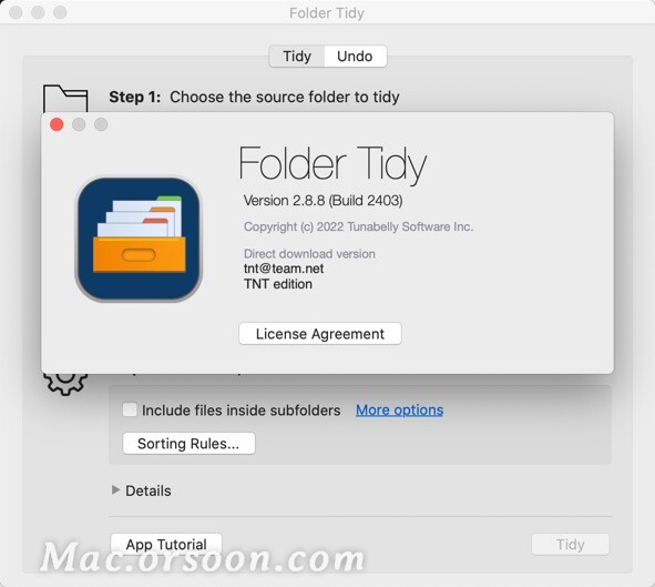 folder tidy mac