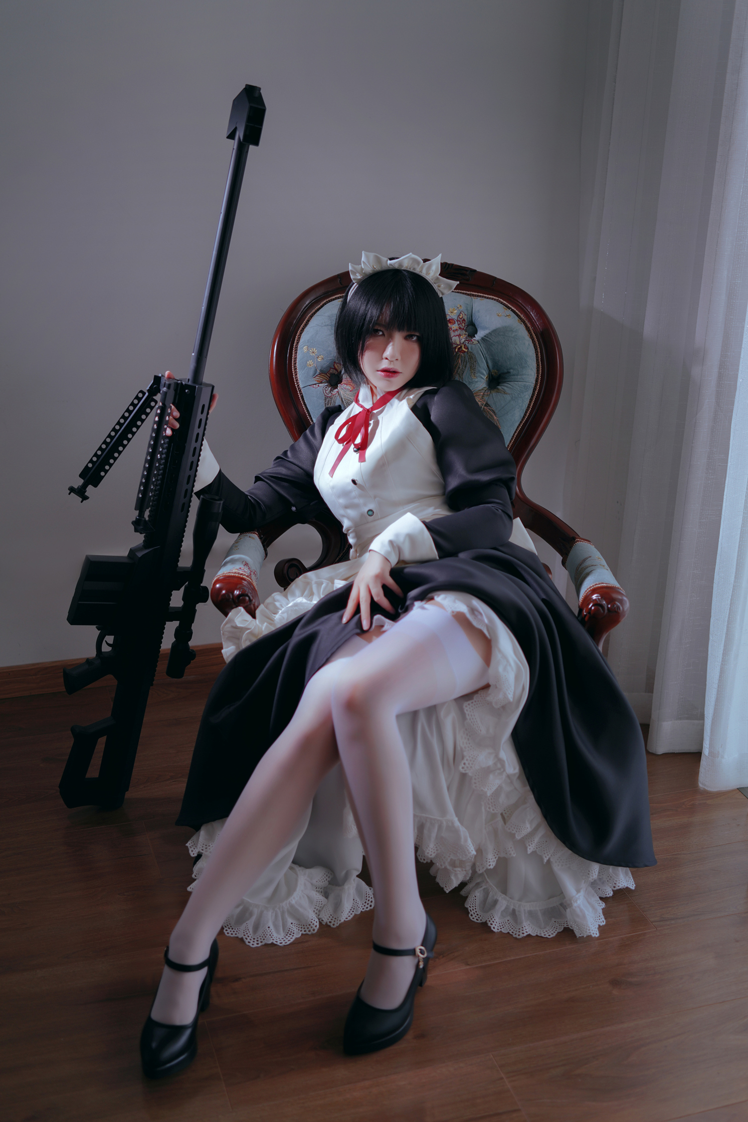 半半子嫌パン メイドCosplay9