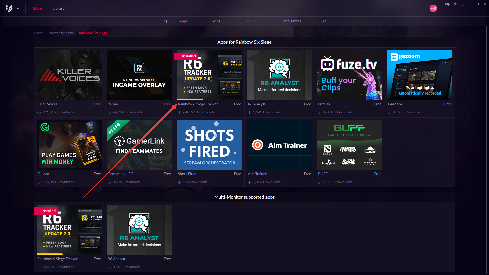 给大家推荐一下R6的一款软件 R6 Tracker 哔哩哔哩