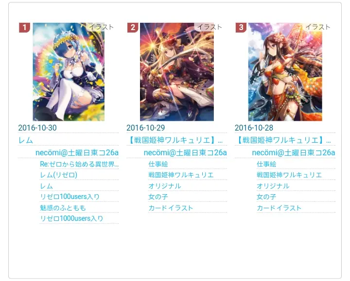 画师推荐 画师necomi作品集 69期 哔哩哔哩