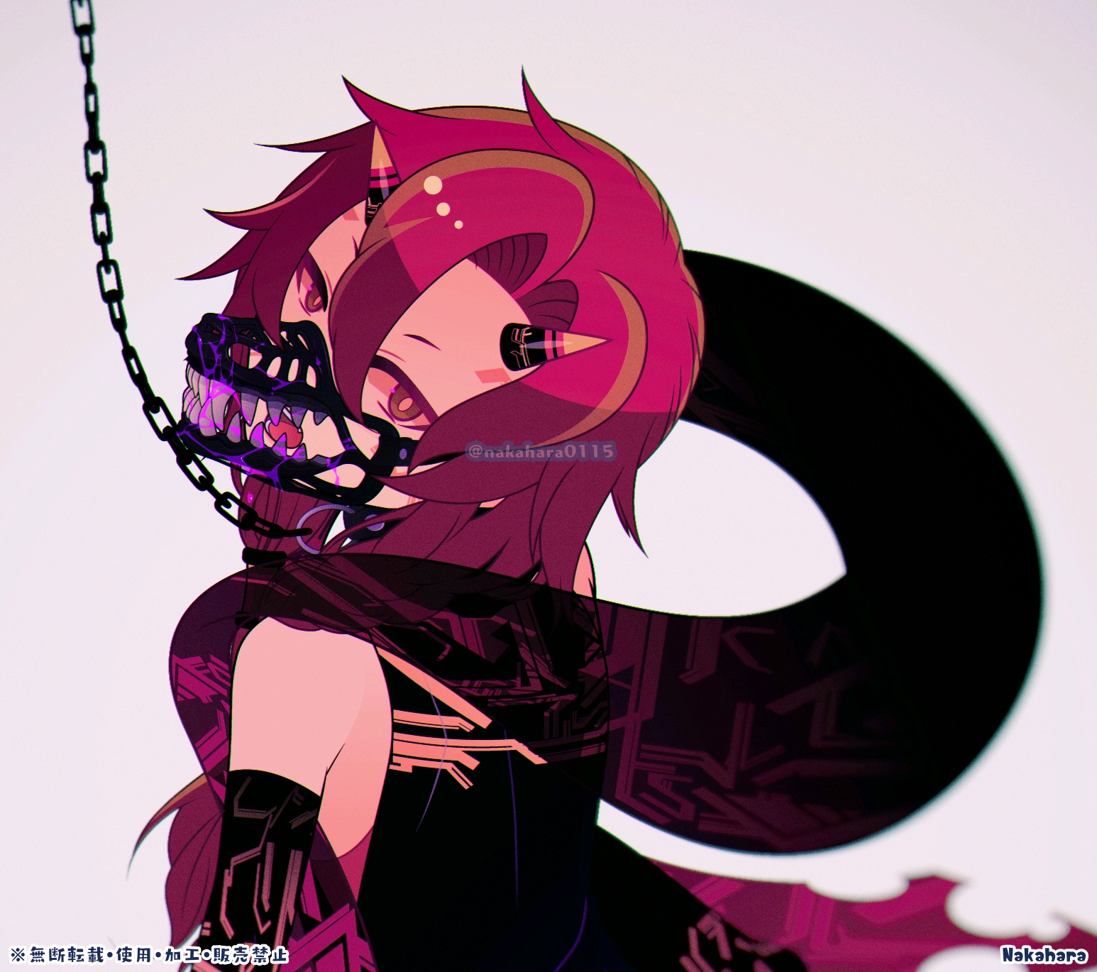 小心利牙笼嘴插画特辑20210204