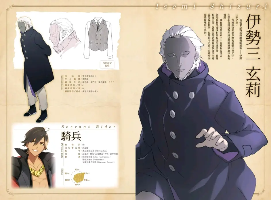 Fate Prototype 苍银的碎片设定 节选自小说插图 哔哩哔哩 Fate Prototype 苍银的碎片设定 节选自小说插图 哔哩哔哩