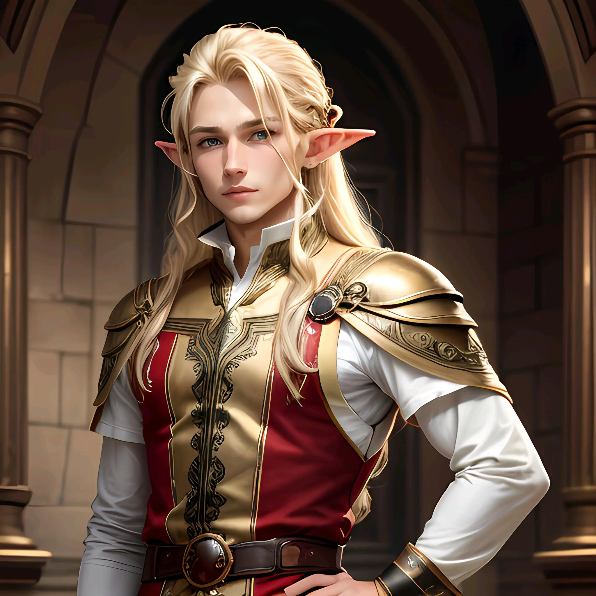 ai绘画,ai画的男性精灵(3d风格).2023年10月17日 - 哔哩哔哩