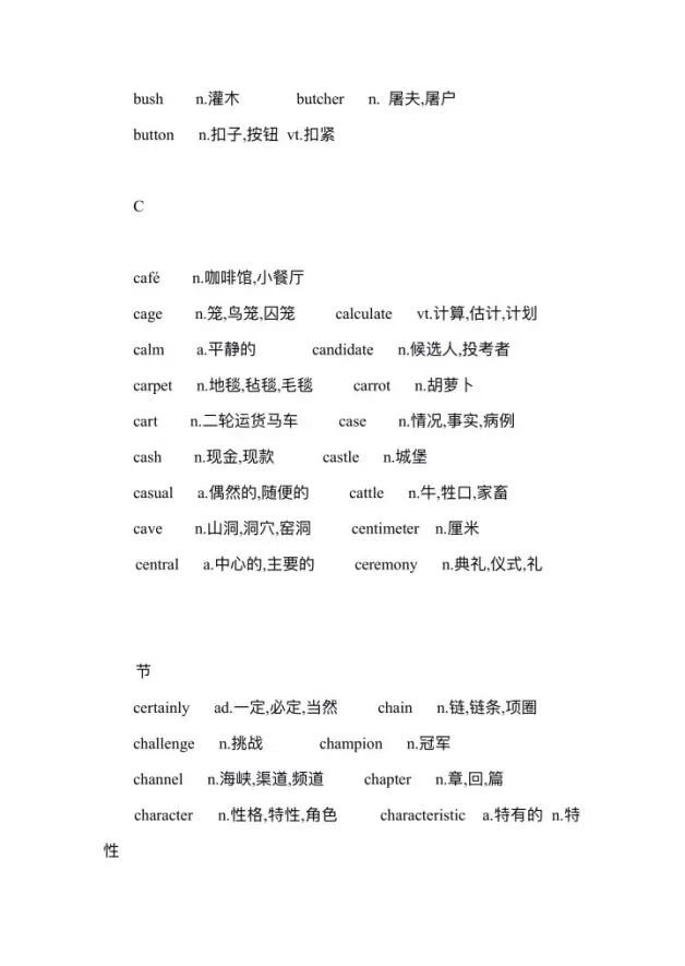 高考英语考试大纲核心单词985个 哔哩哔哩