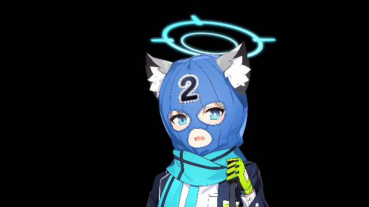 碧蓝档案白子（抢劫任务2号队员）的立绘和各个表情 - 哔哩哔哩