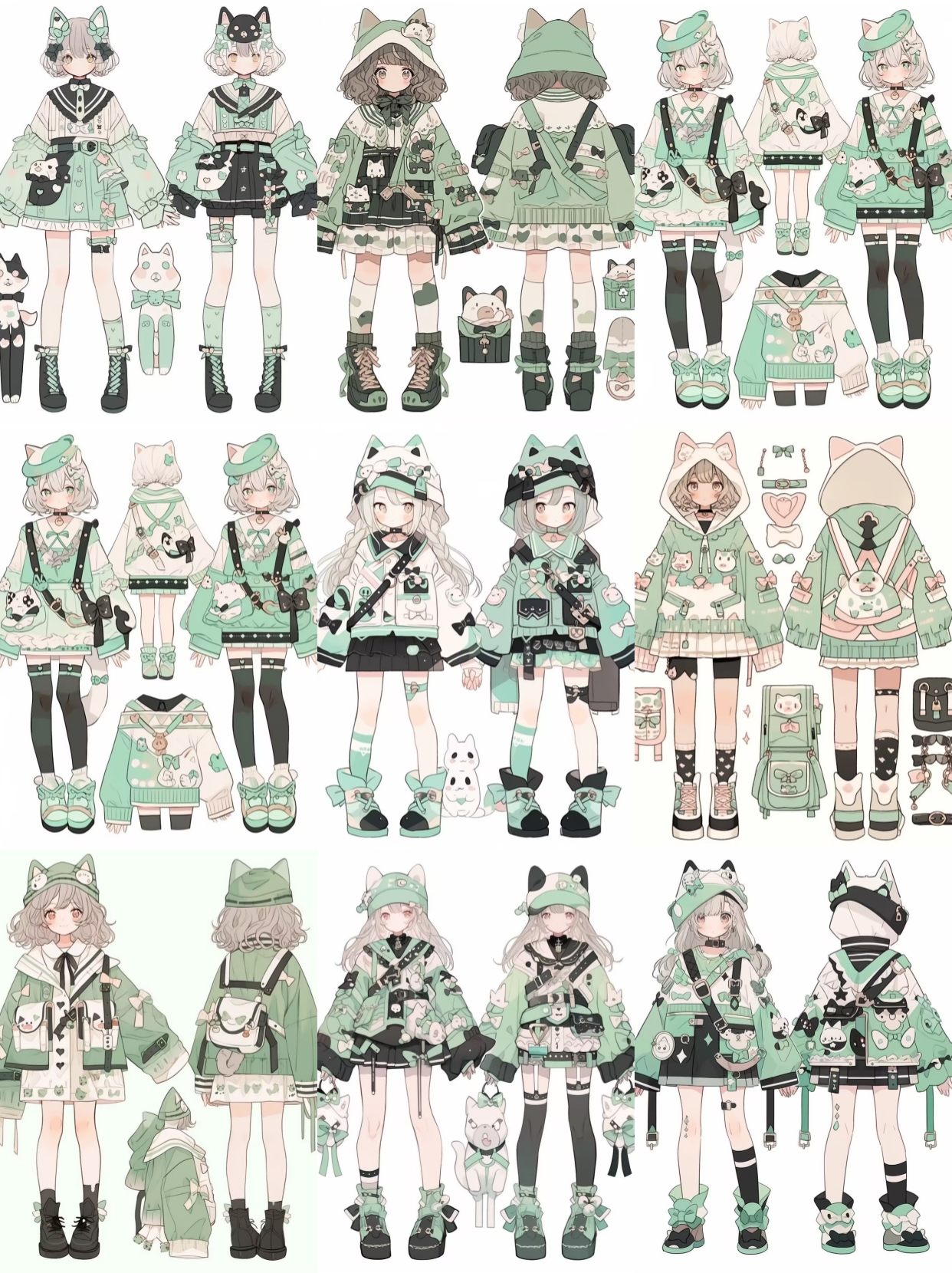 200+OC服装参考!总有一款适合你的OC! - 哔哩哔哩