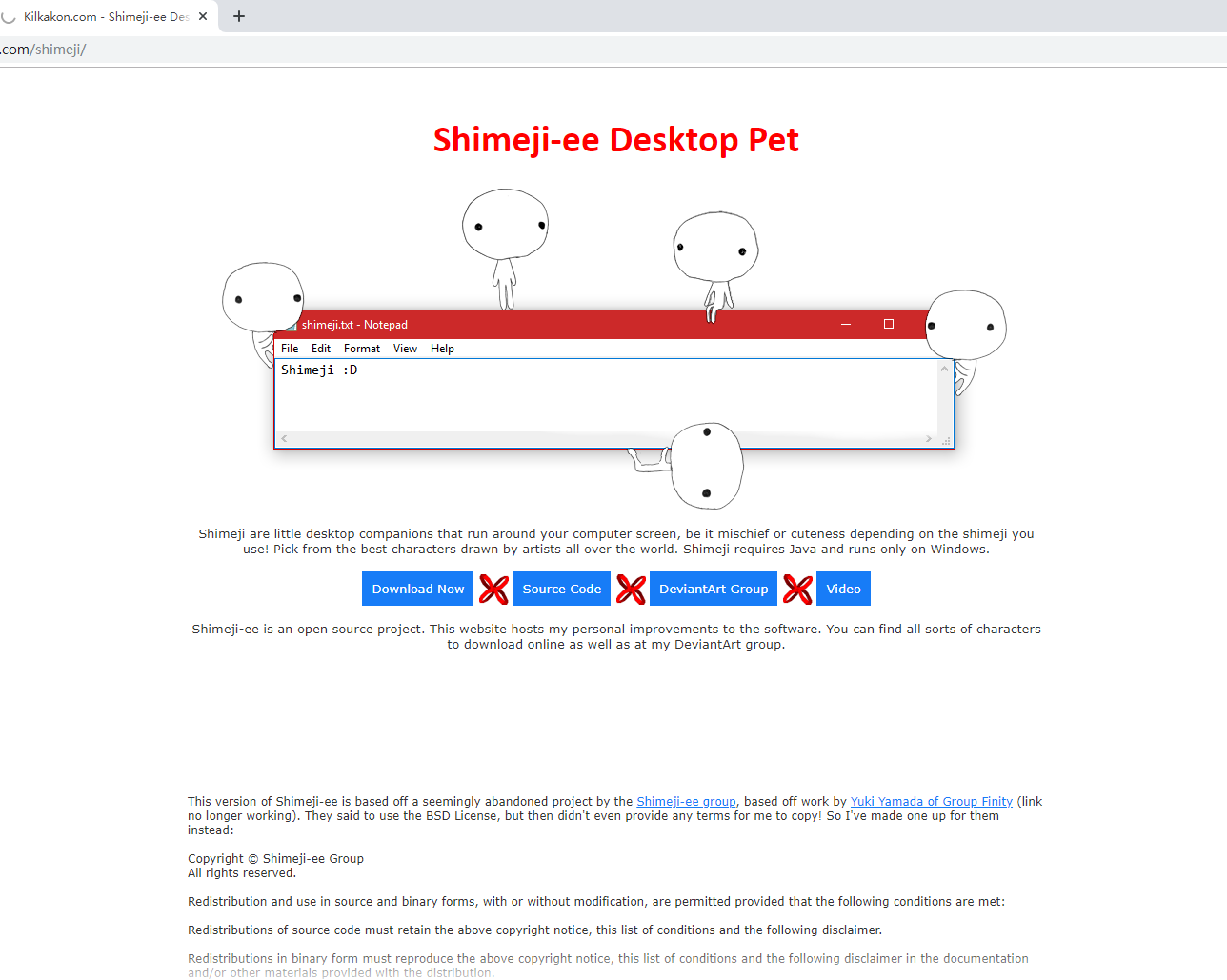 shimeji software download