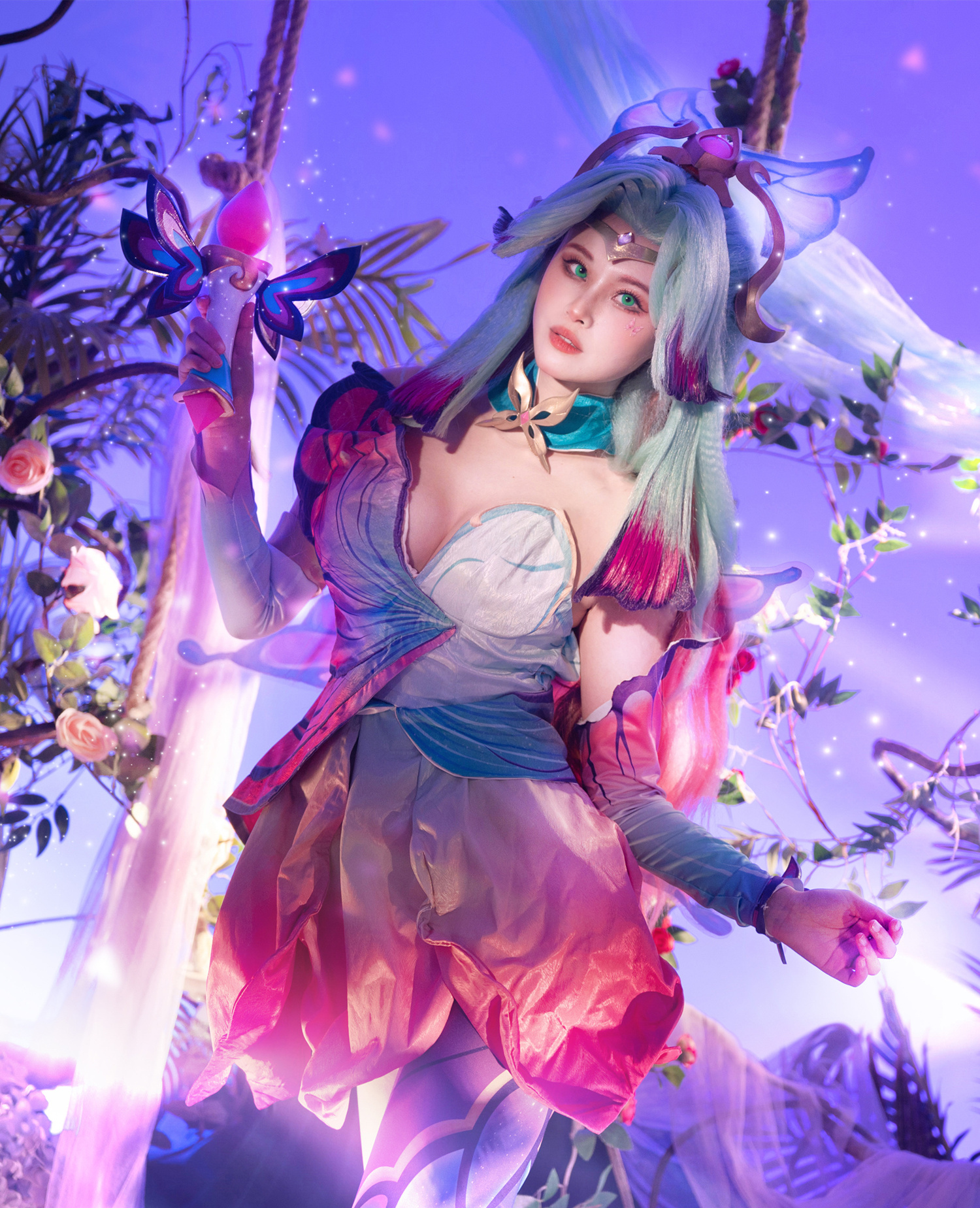 海碗炸炸英雄联盟花仙子cosplay2