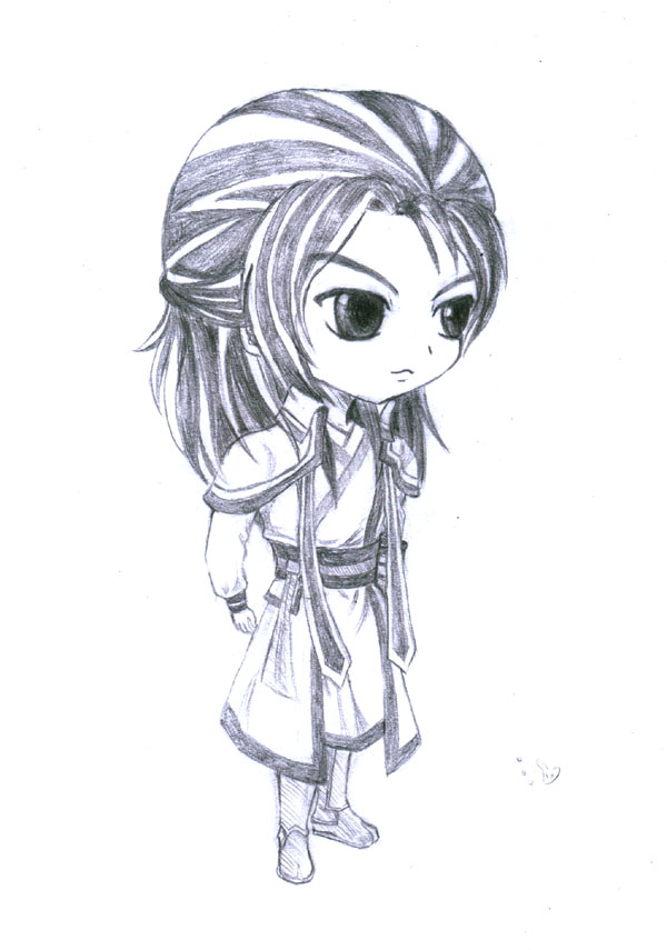 仙剑奇侠传四 q版人物手绘