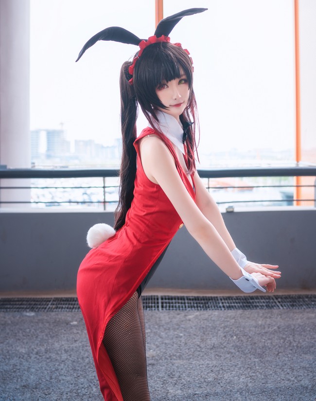 【cosplay狂三】《约会大作战》兔女郎