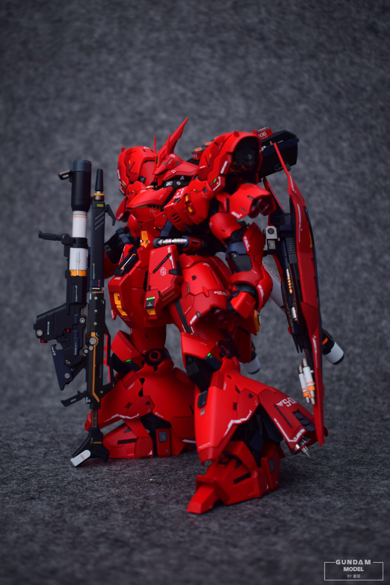 达人佳作:rg 1/144 msn-04 sazabi 沙扎比