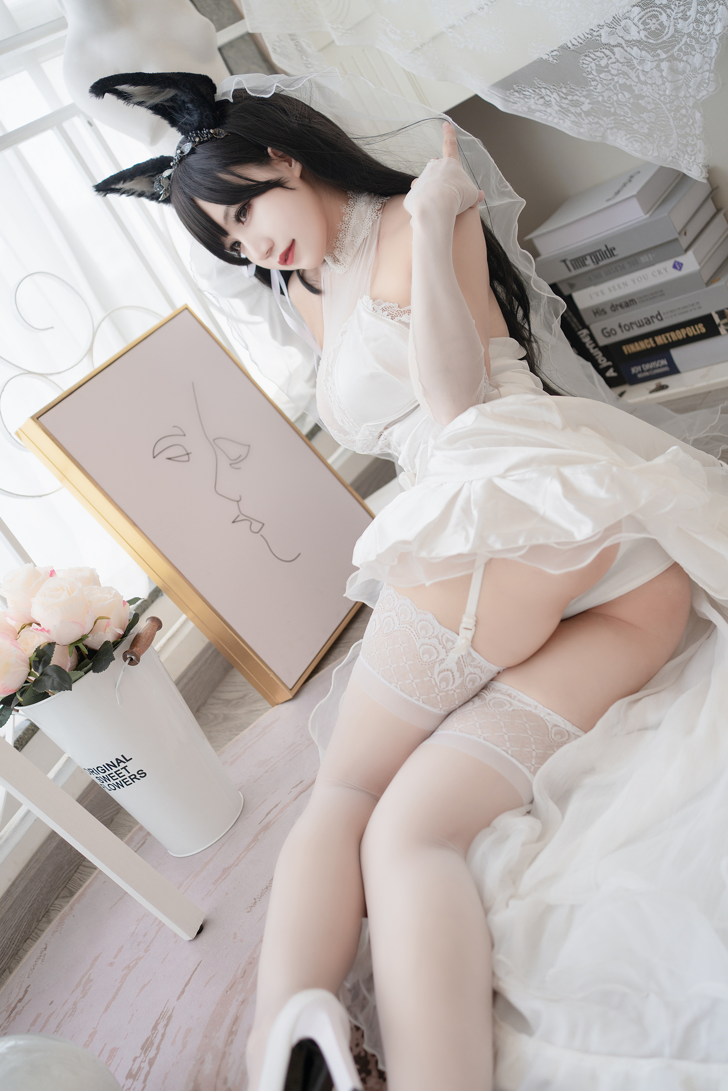 小仓千代w爱宕婚纱cosplay9