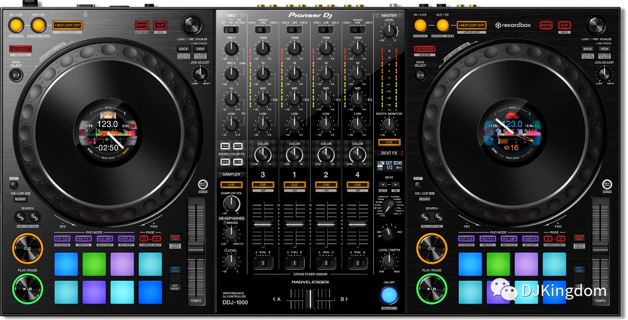 pioneer dj发布rekordbox专用dj控制器ddj-1000