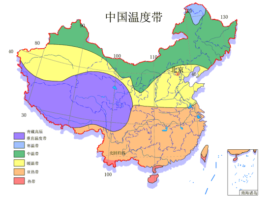 中国地理要素图高清图片