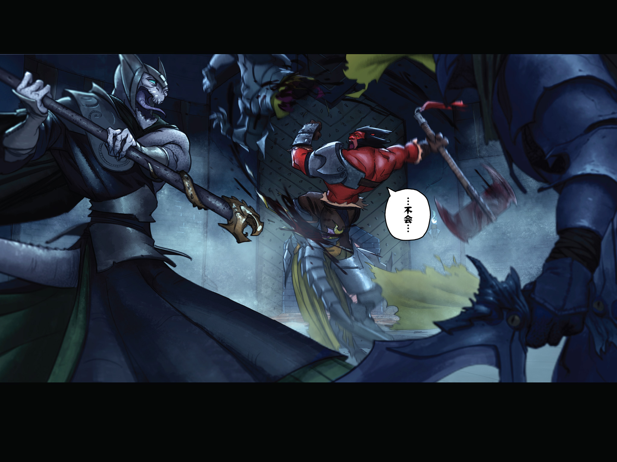 有些人认为这个面具不好看,但是我个人觉得斧王反正也不是个美型的