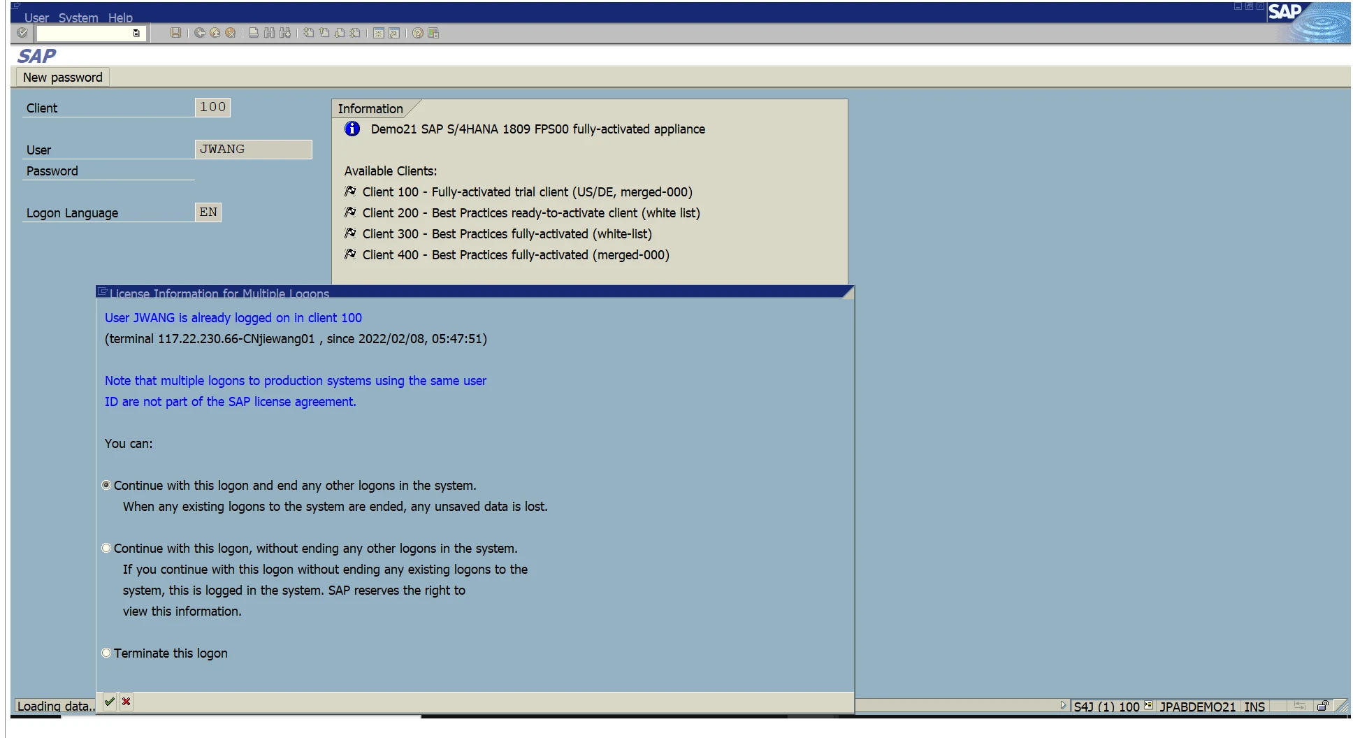 SAP ABAP 小问题 016sap退出重连接 哔哩哔哩