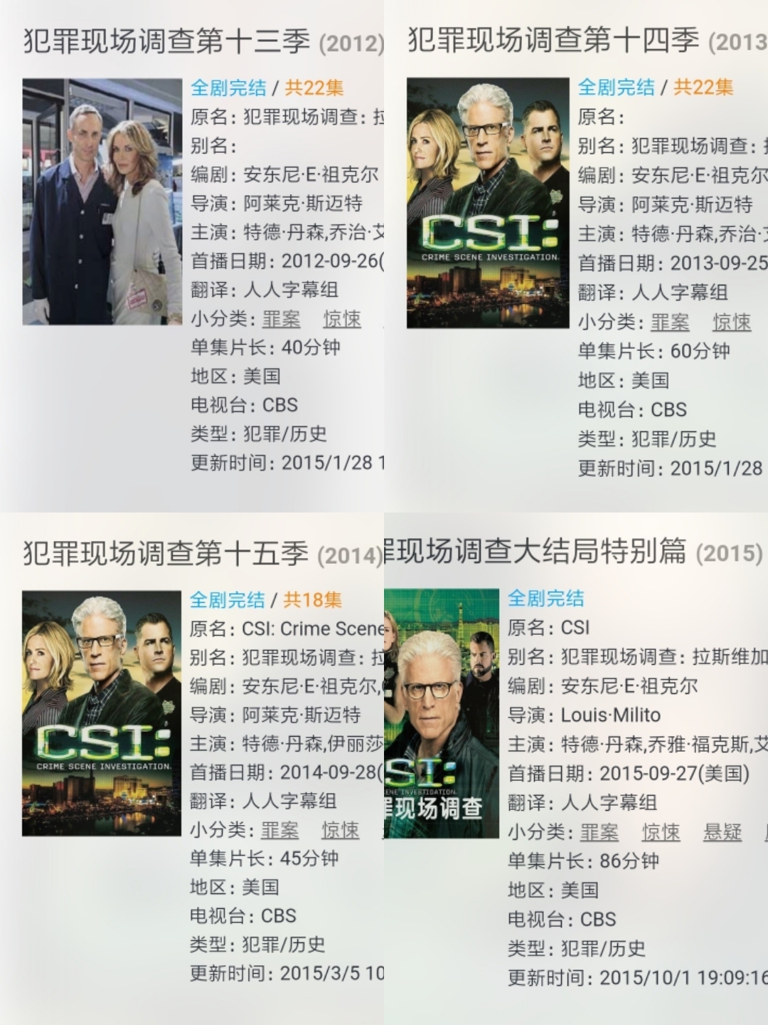 犯罪现场调查第十三季——大结局