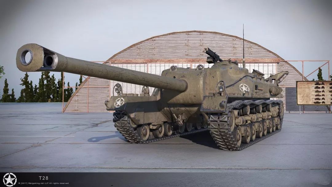 曾创下5项"全游最强"纪录 谁见谁害怕的钢铁长城t28/95 gmc - 哔哩