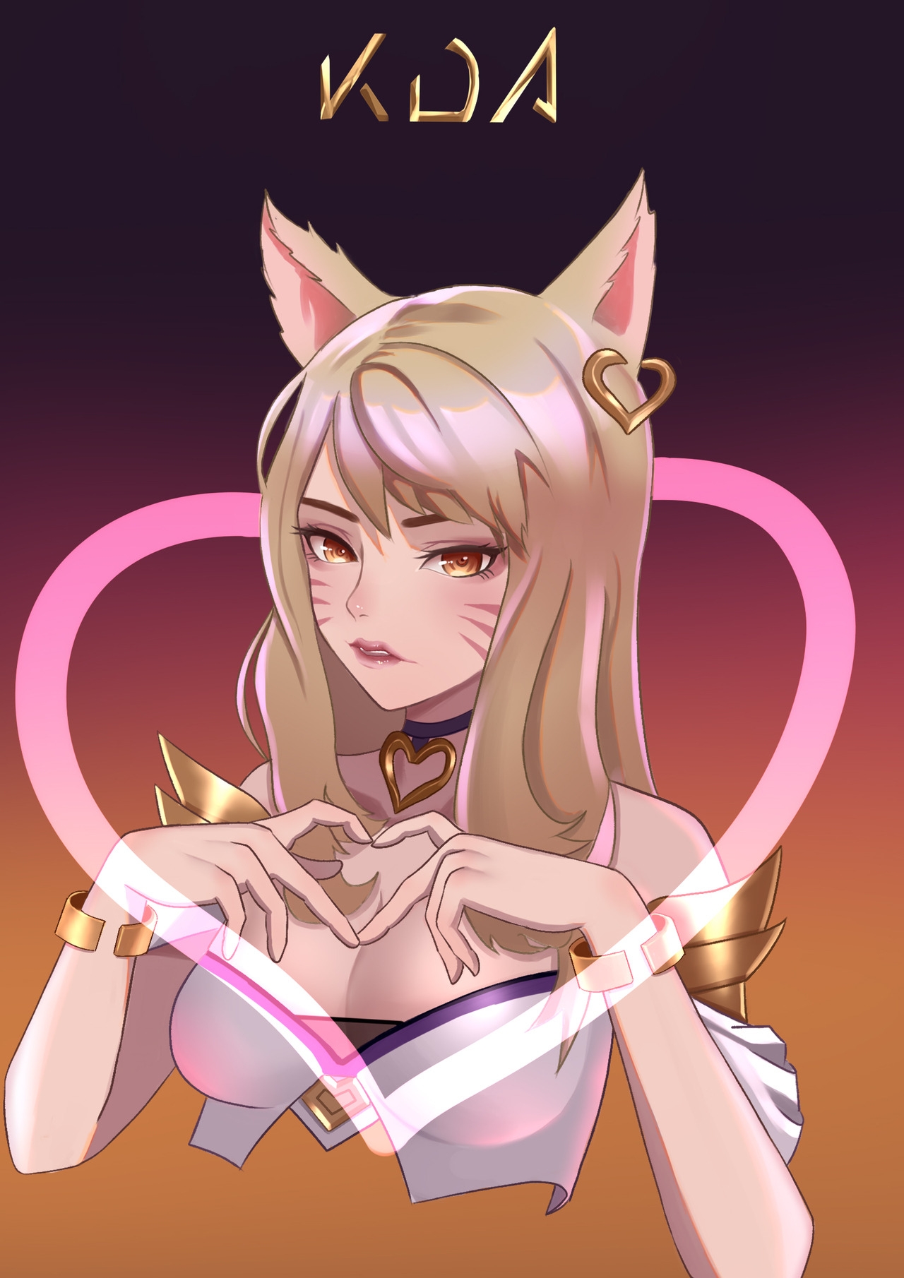 来了来了,你们要的美爆的KDA卡莎和阿狸!