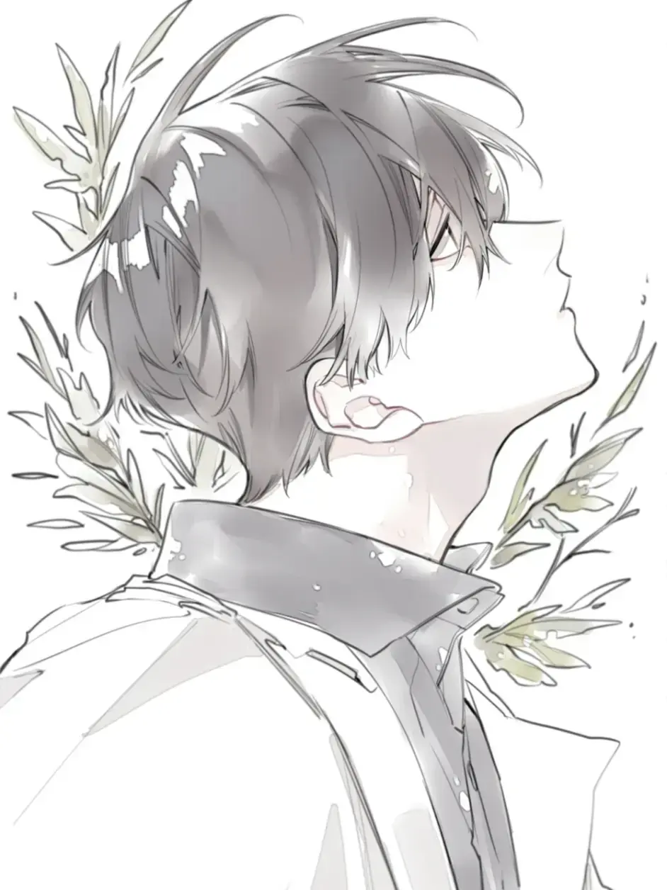 【绘画素材】一组非常帅气的男生线稿分享,临摹参考都很不错!