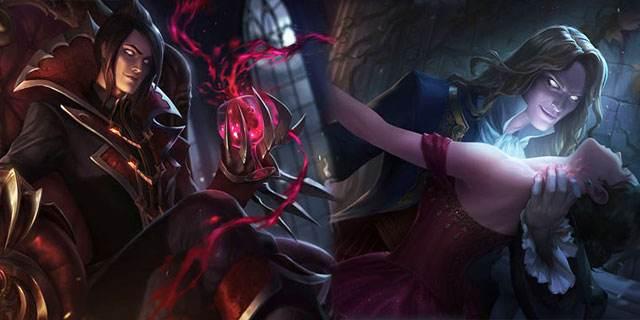 吸血鬼全系列皮肤评测--国服与外服特效对比!国