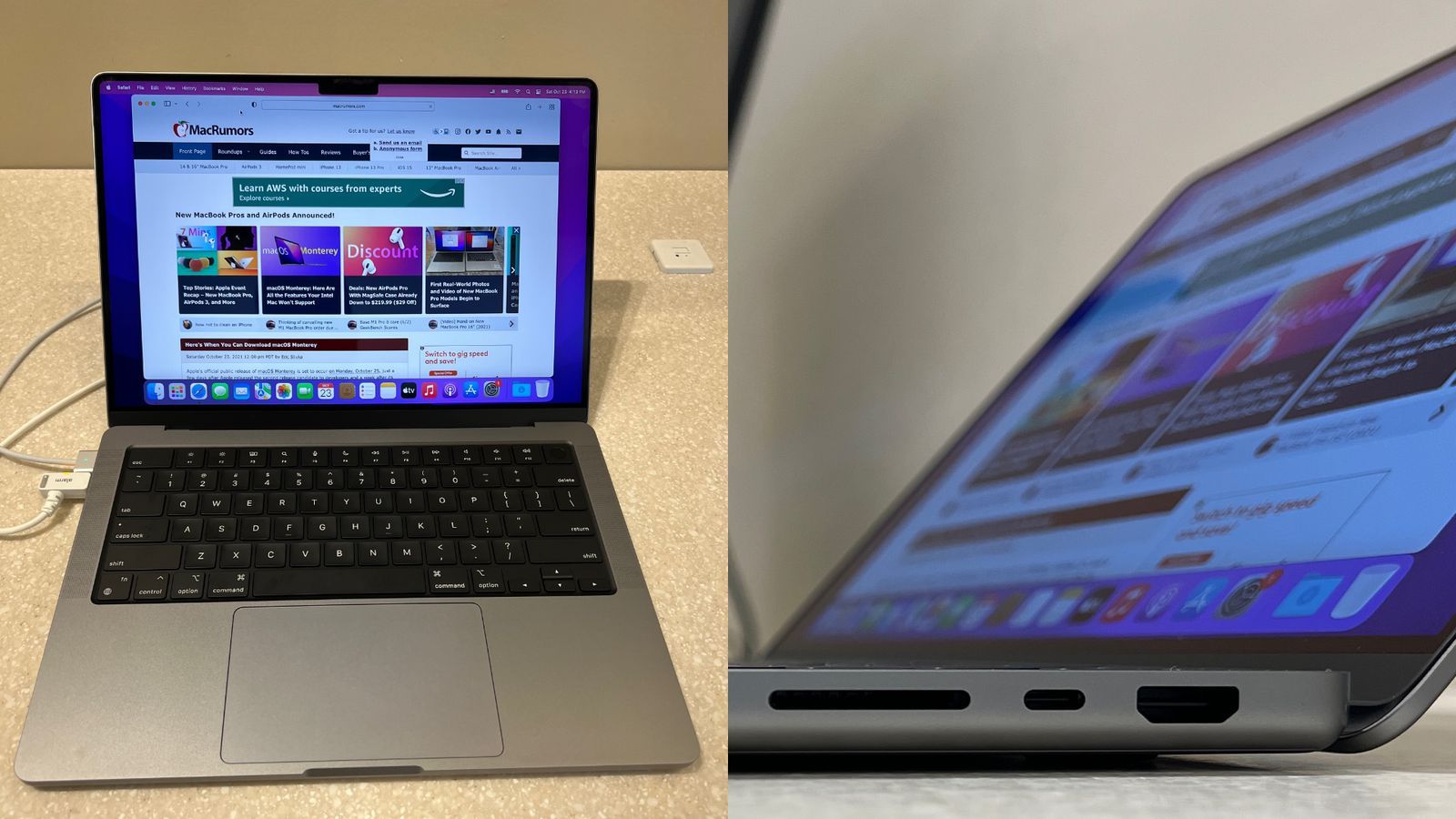 一些新的14英寸MacBook Pro图片，你对新的外观有什么看法吗？ - 哔哩哔哩