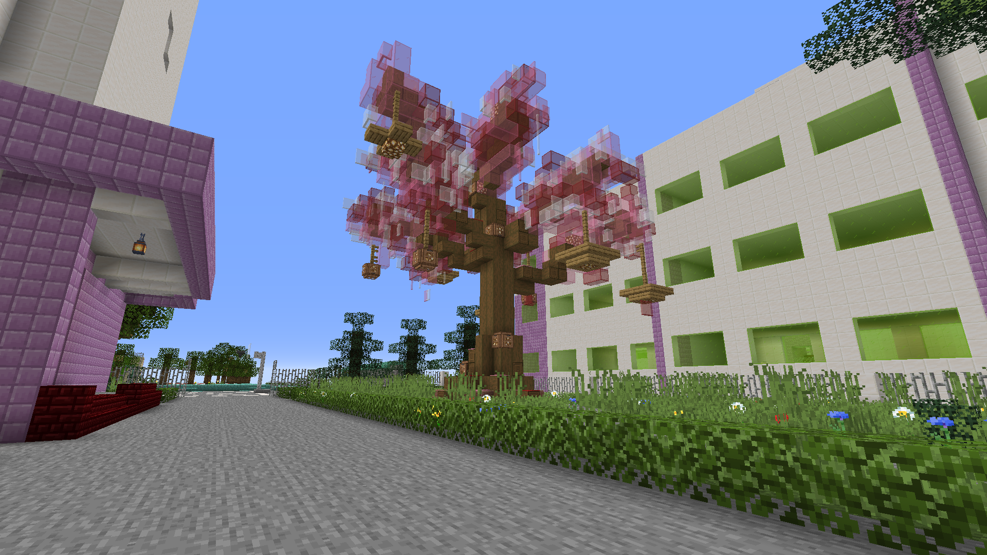 当广东北江实验学校minecraft化(4)《樱花篇》