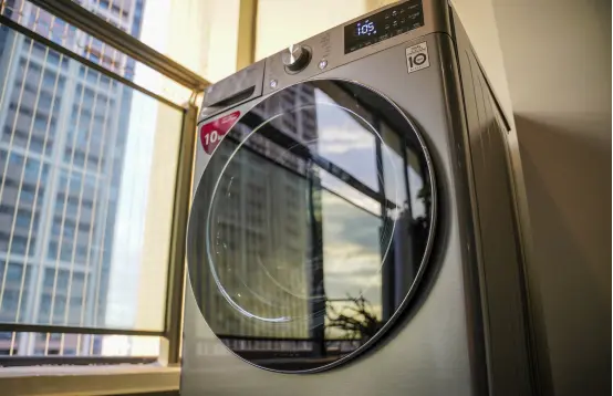 梅雨季节的解决方案 Lg双变频热泵10kg干衣机 干衣除菌一步到位 哔哩哔哩