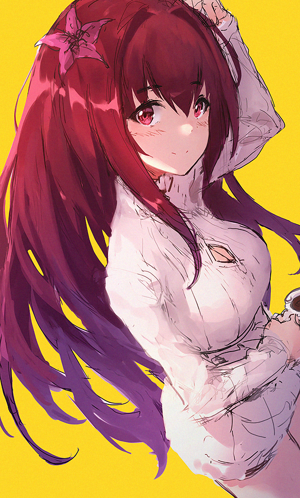 fgo 插图 【二百四十二】斯卡哈.居家服