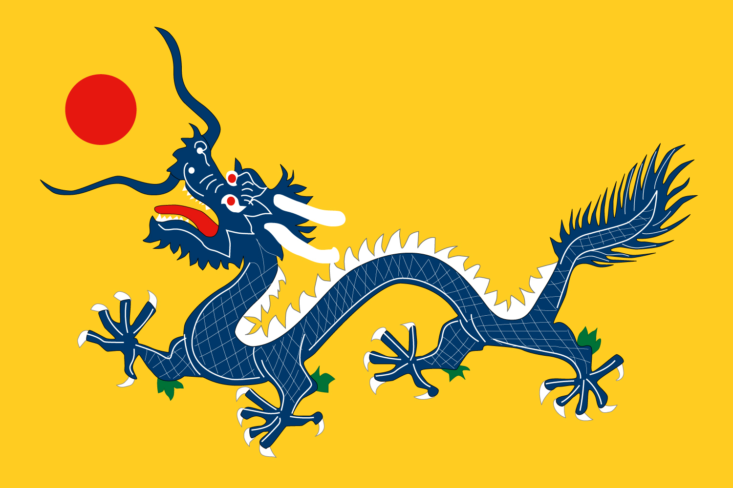 中国历史国旗