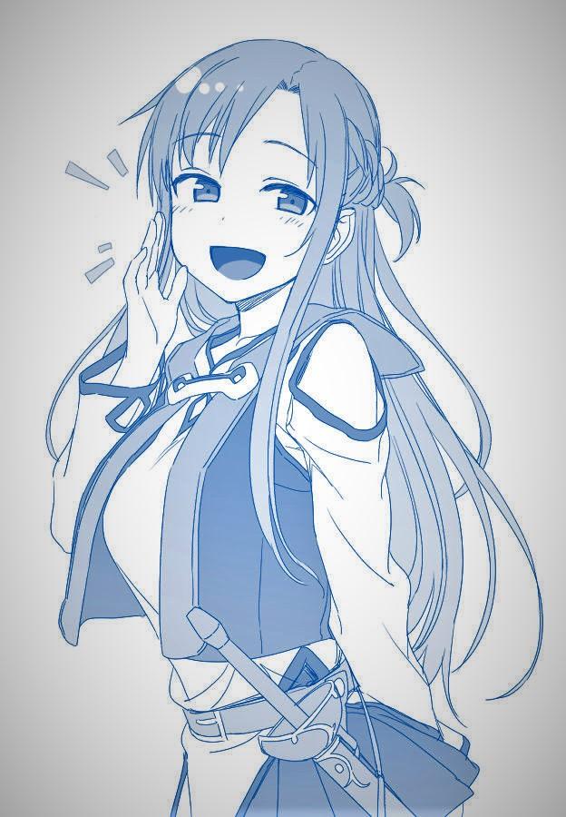 原来亚丝娜被这么多人画过!"京都脸"版本格外可爱