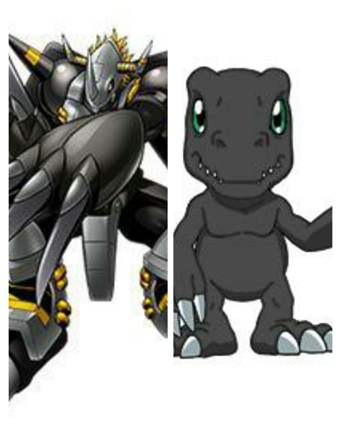 其实还有黑亚古兽和黑暗战斗暴龙兽.