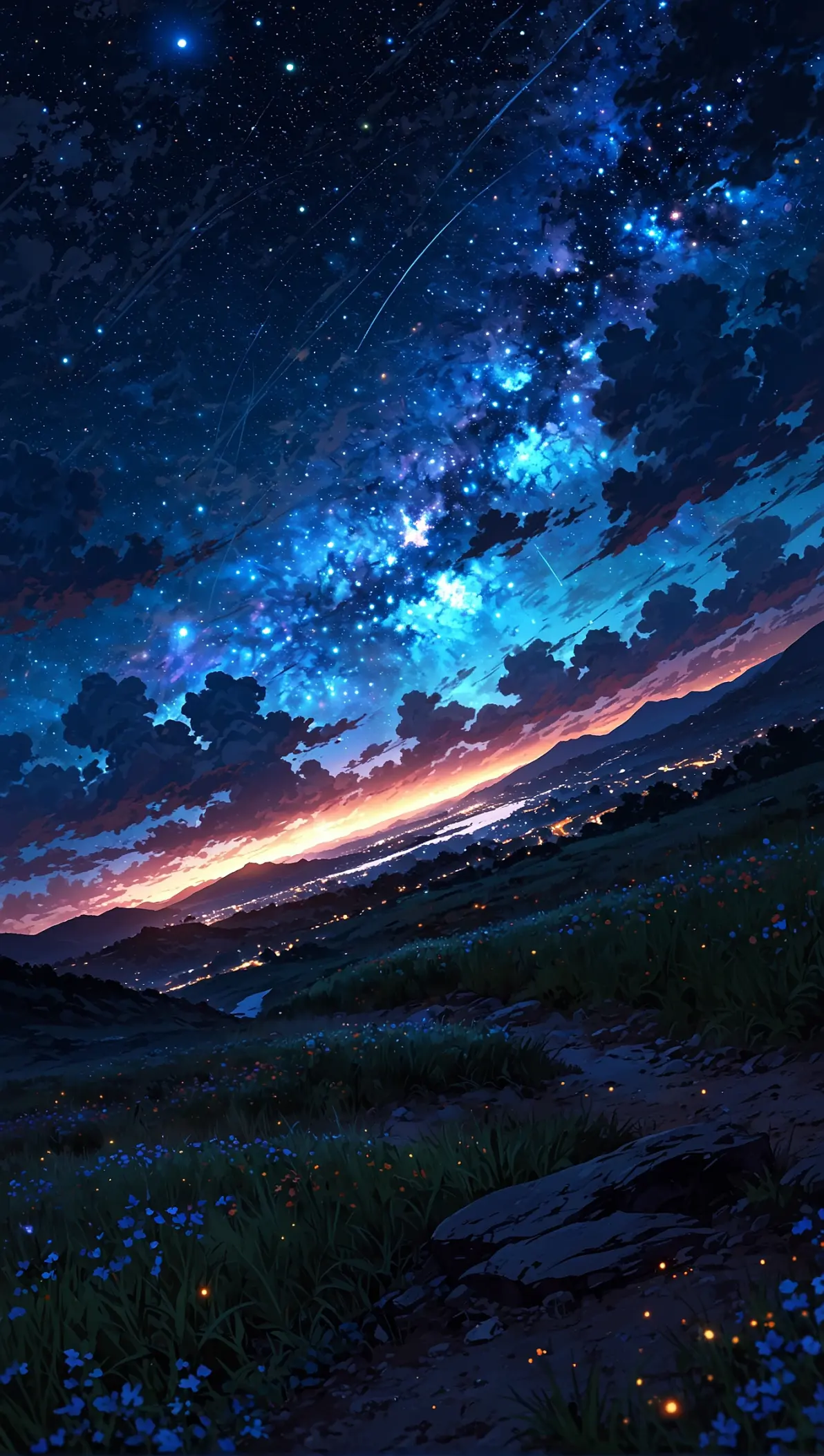 唯美画风的二次元动漫风景壁纸