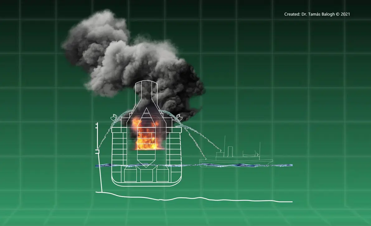 诺曼底号邮轮和伊丽莎白女王号邮轮失火沉没全过程线图