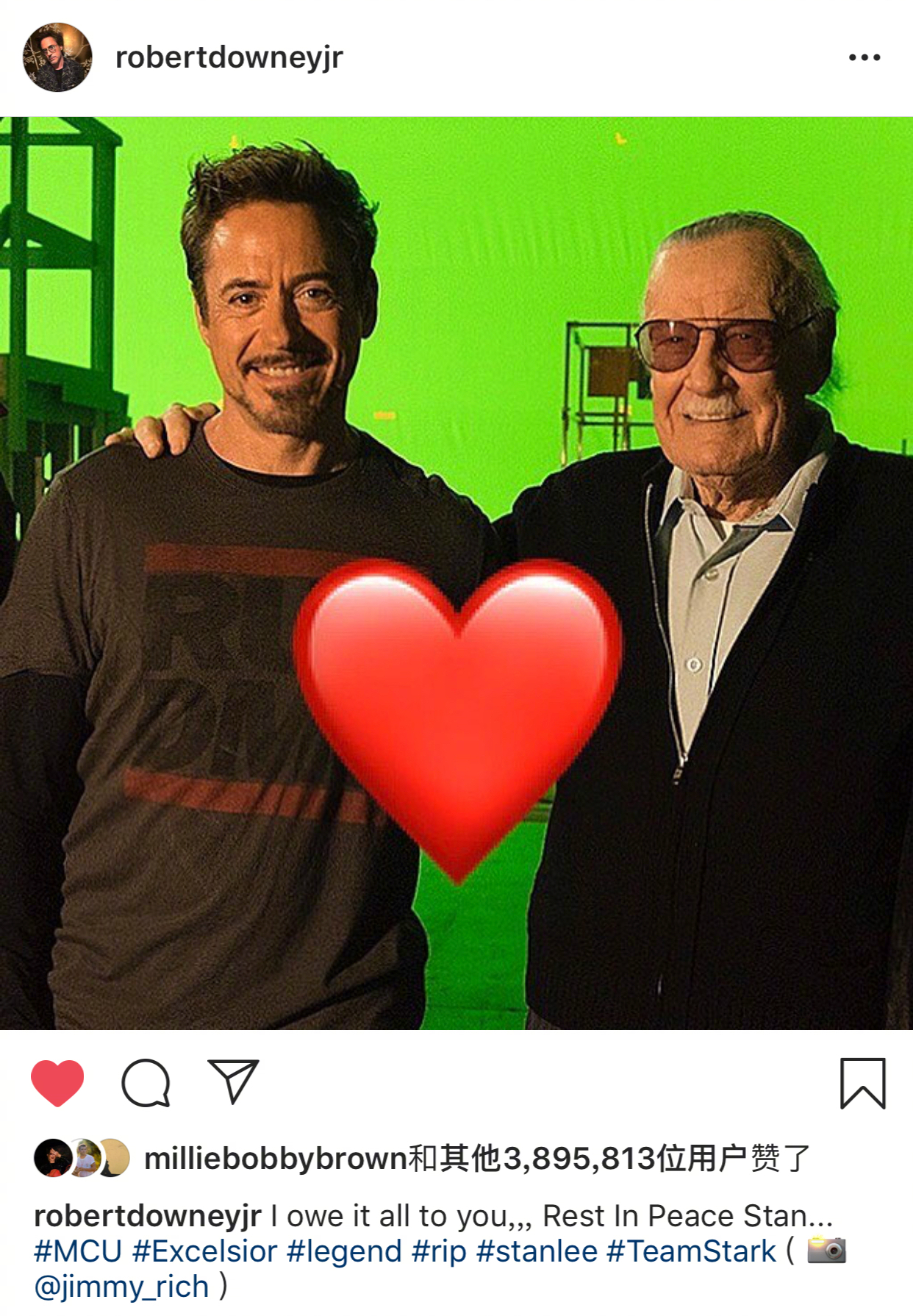 漫威之父斯坦李去世了真英雄陨落精神永存