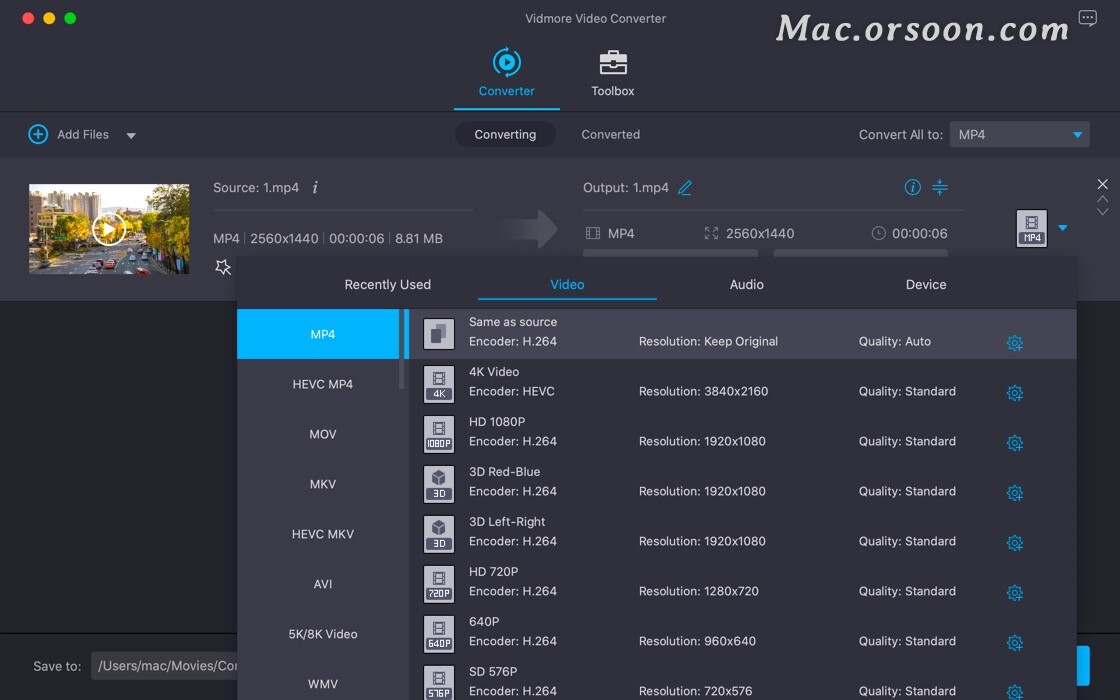 Vidmore Video Converter Mac音视频格式转换软件 哔哩哔哩