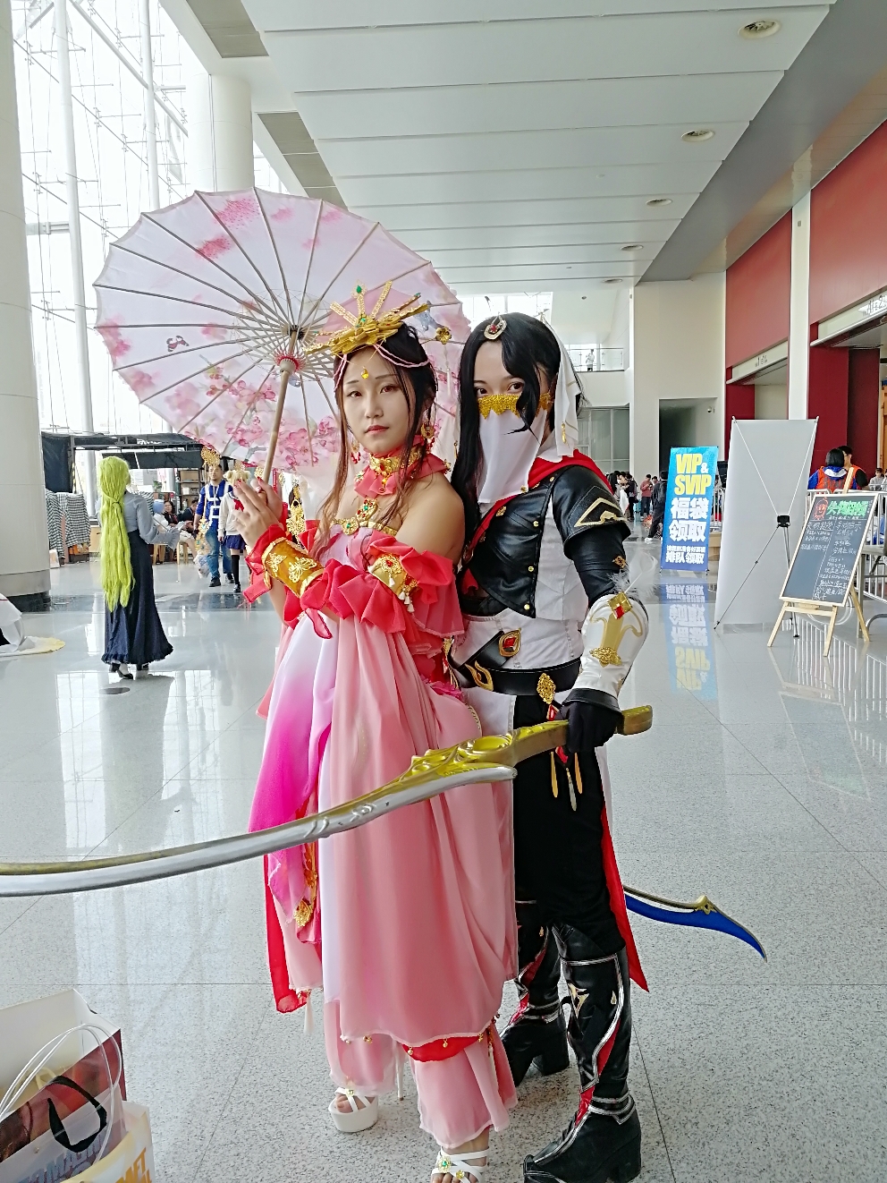 国庆青岛dc18漫展上可爱的小姐姐