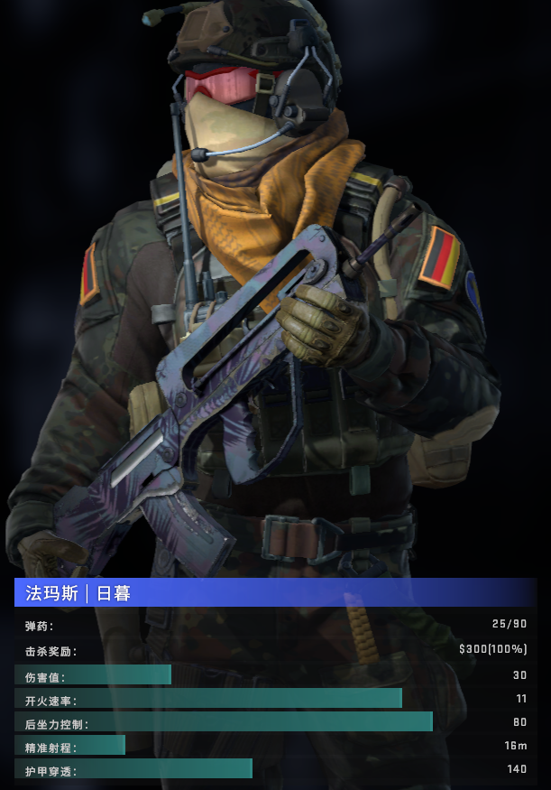 csgo枪支评测法玛斯famas篇