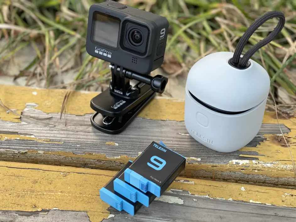 长久之计 泰迅allinbox收纳式充电盒gopro Hero 9 续航升级套装 哔哩哔哩