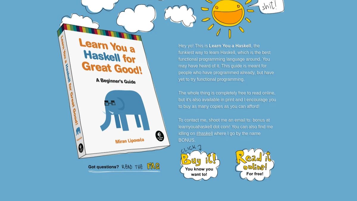 读 Learn You a Haskell for Great Good! 哔哩哔哩