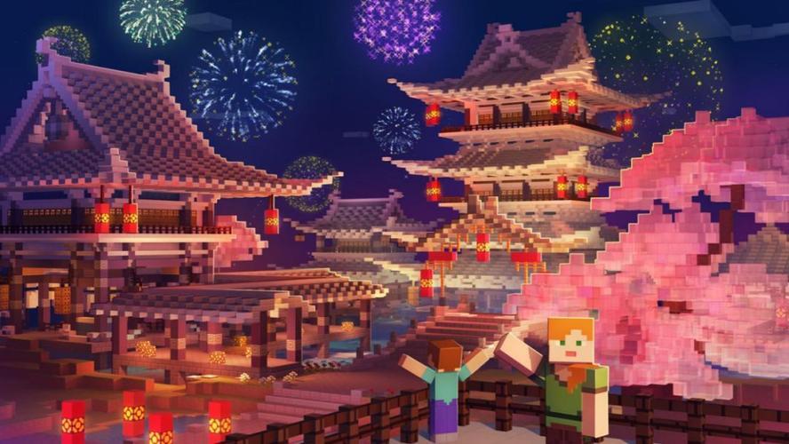 Minecraft经典壁纸大展览(第一部) - 哔哩哔哩